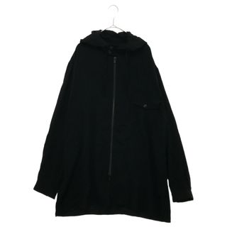 YOHJI YAMAMOTO / 21AW / シルク混フードブルゾン