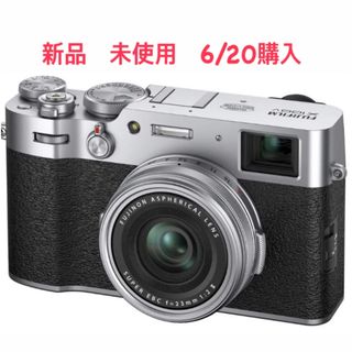 フジフイルム(富士フイルム)の新品　FUJIFILM 富士フィルム X100V シルバー(デジタル一眼)