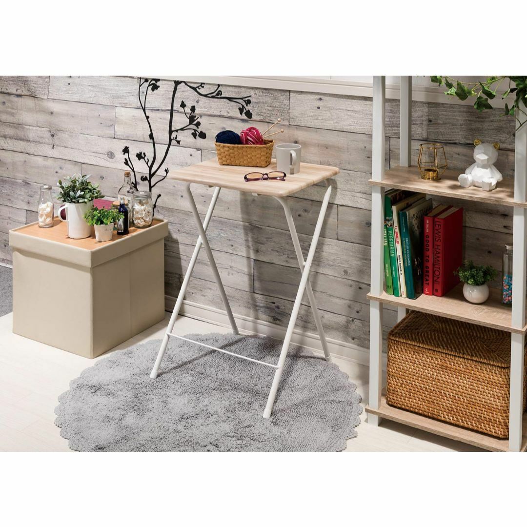 超人気 専門店 武田コーポレーション デスク机折りたたみテーブル ナチュラル 48×40×70cm コンパクトテーブルハイ OMTN-70NA 武田コーポレーション デスク・机・折りたたみテーブル ナチュラル 48×40×70cm コンパクトテーブルハイ OMTN-70NA