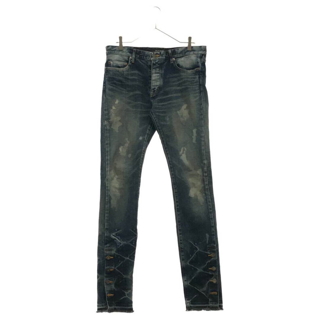 MLVINCE メルヴィンス TYPE-1 SLIM DAMAGE JEANS スリムダメージ ...