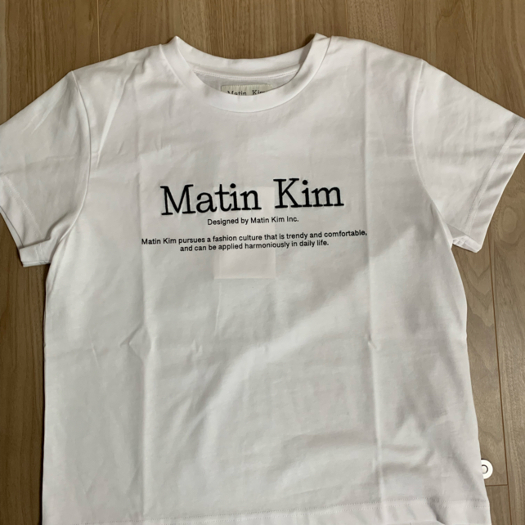 Tシャツ(半袖/袖なし) Matin Kim MATIN HERITAGE LOGO CROP TOP