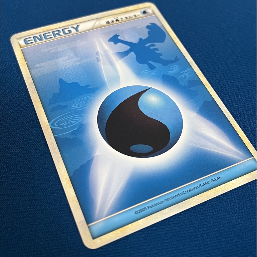 ポケモン(ポケモン)の【ポケカ】基本みずエネルギー　ルギア エンタメ/ホビーのトレーディングカード(シングルカード)の商品写真