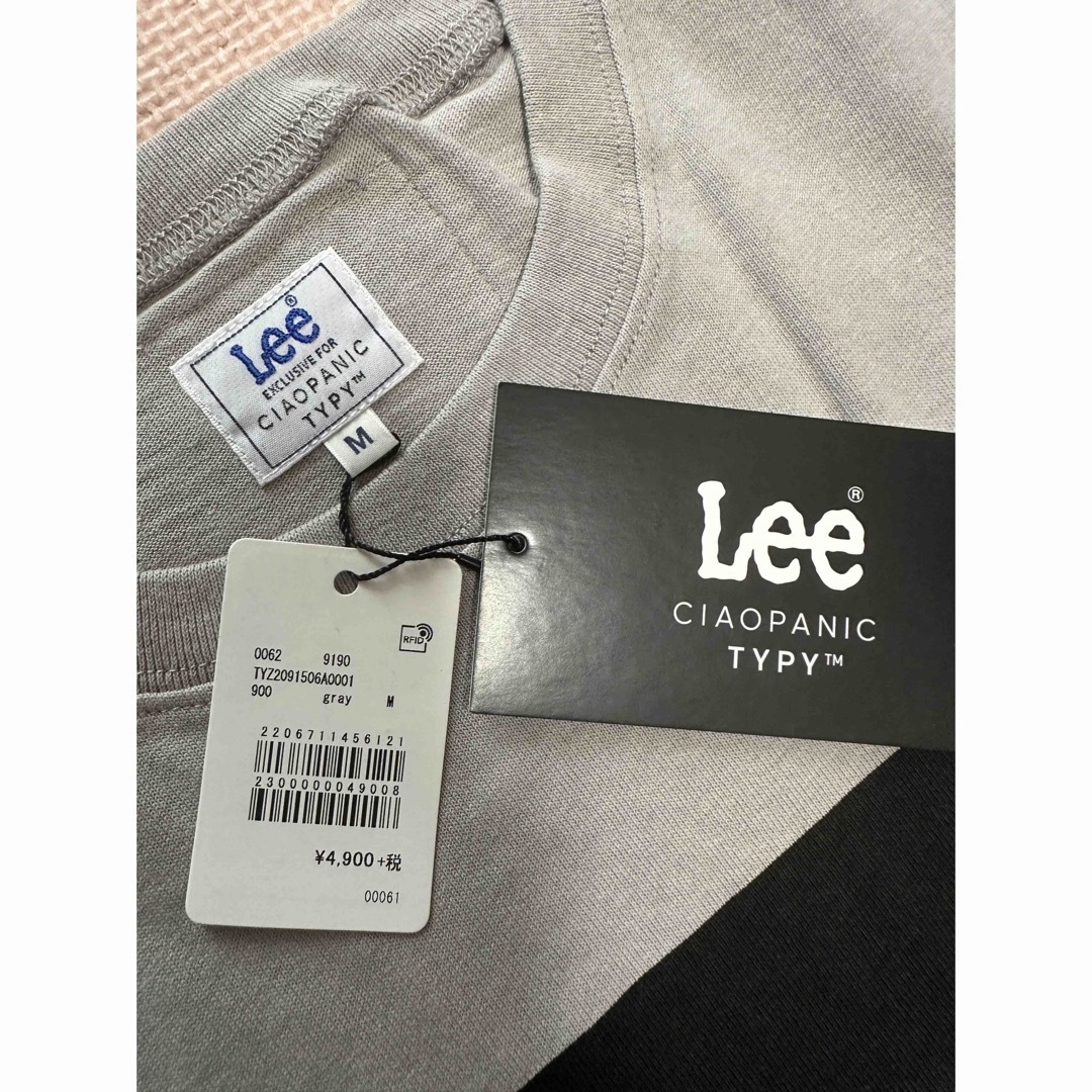 Lee(リー)の新品タグ付き☆チャオパニックティピー&Lee☆ロゴTシャツ☆Mサイズ レディースのトップス(Tシャツ(半袖/袖なし))の商品写真