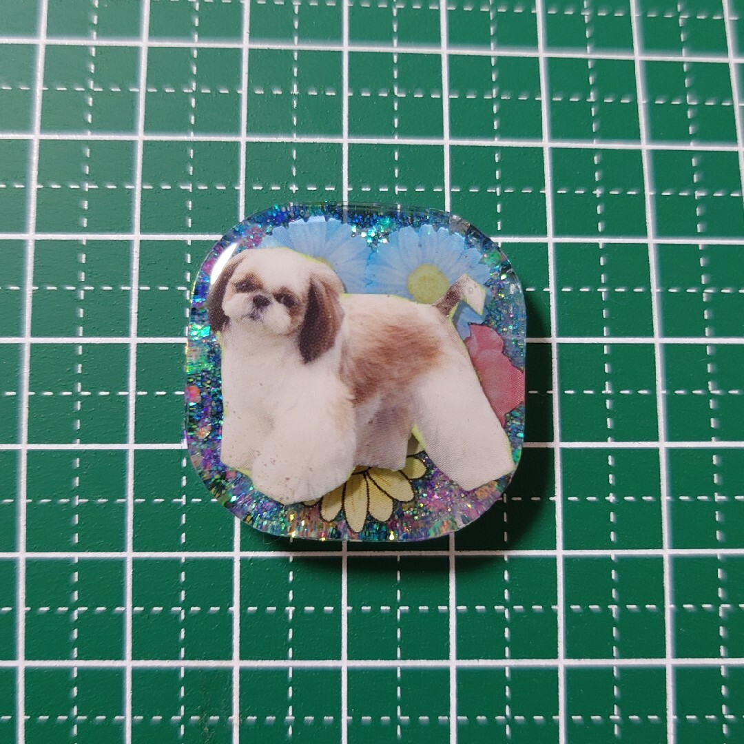 犬ワンちゃんシーズーレジンヘアゴム☆✨ レジン犬 犬 シーズー