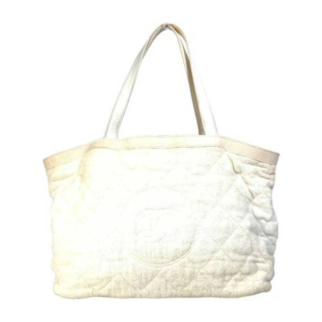 CHANEL - シャネル CHANEL CC ココマーク ビーチバッグ パイル CHANEL - シャネル CHANEL CC ココマーク ビーチバッグ パイル