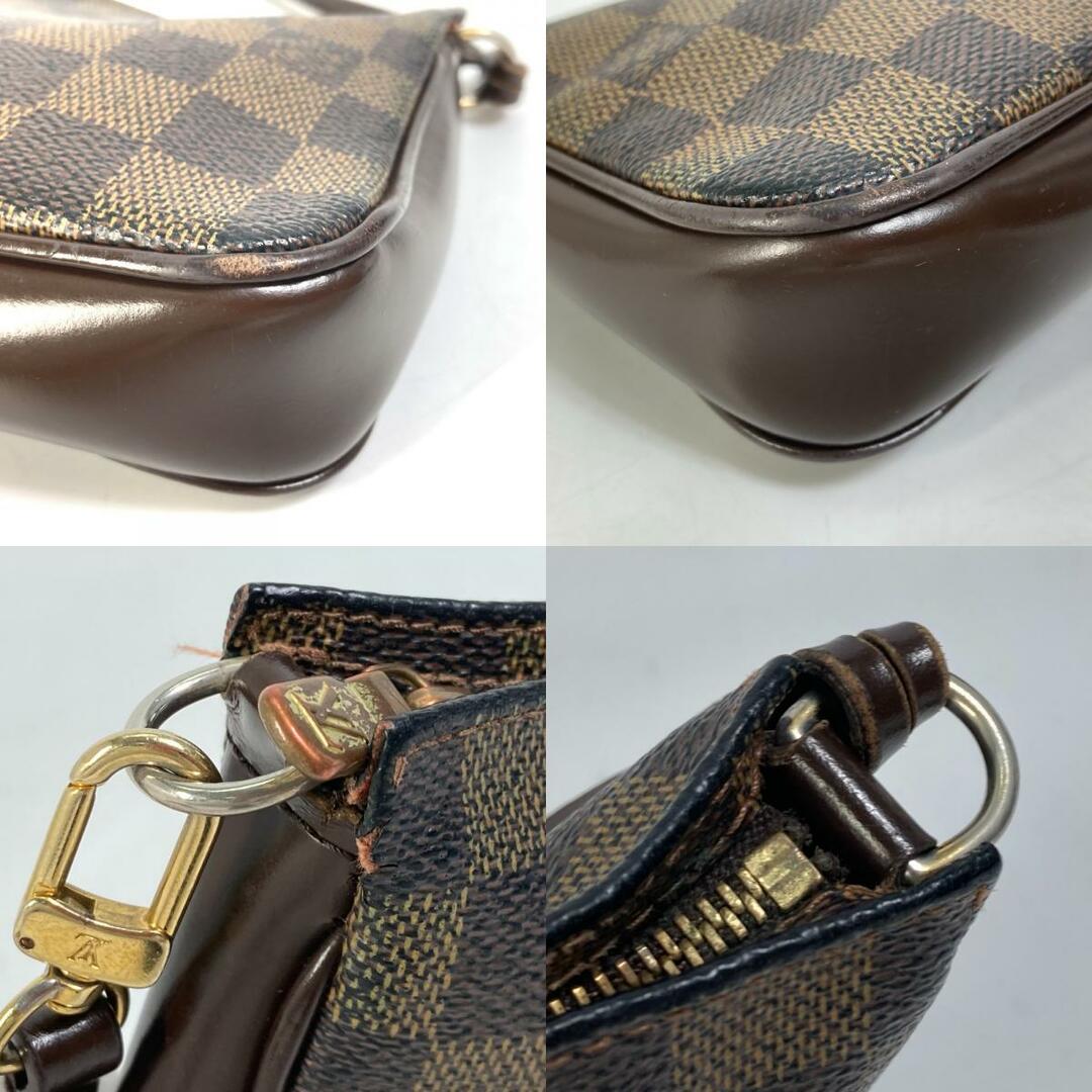 ルイヴィトン LOUIS VUITTON トゥルース メイクアップ N51982 肩掛け ショルダーバッグ ダミエ アクセサリーポーチ ハンドバッグ  ダミエキャンバス エベヌ ブラウン