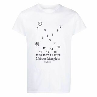 マルタンマルジェラ(Maison Martin Margiela)の新品未使用！送料込み★Maison Margiela★ナンバリング ロゴTシャツ(Tシャツ(半袖/袖なし))
