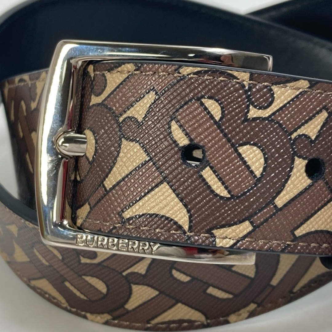 BURBERRY - バーバリー BURBERRY TB モノグラム 総柄 ベルト レザー