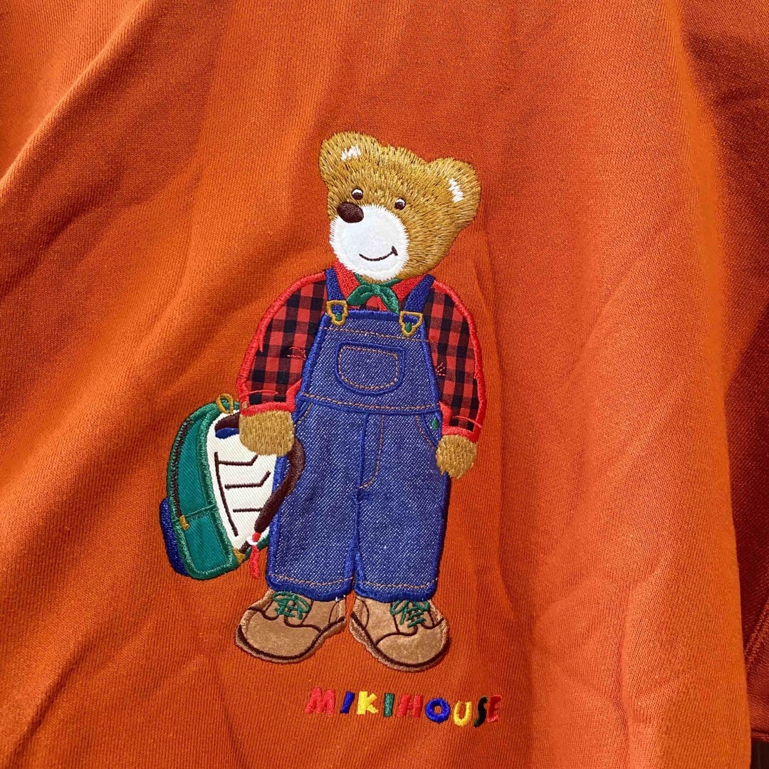 MIKI HOUSE  スウェット  90s  刺繍  熊  くま  ベア