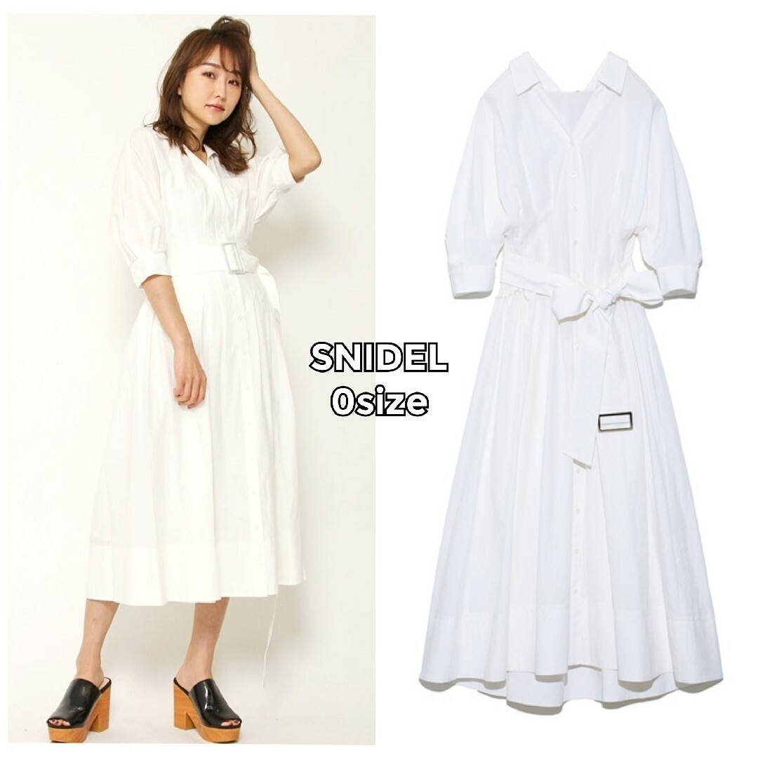 SNIDEL♡新品♡シャツディテールワンピース