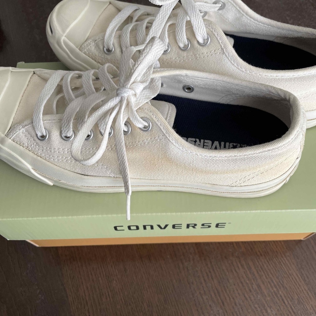 CONVERSE - コンバース JACKPURCELL白色24、5cmの通販 by ru