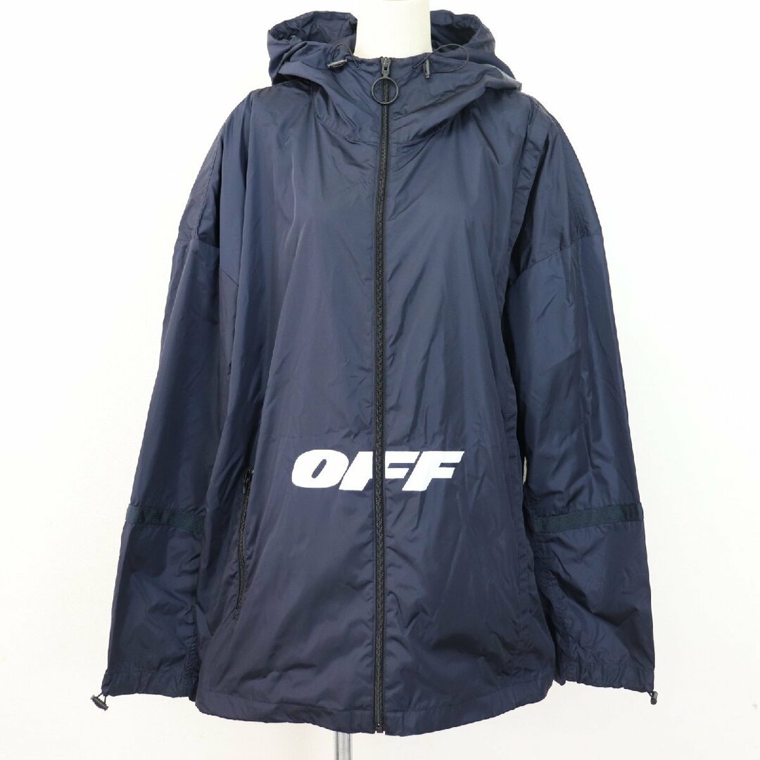 OFF-WHITE(オフホワイト)のk2108 美品 オフホワイト ロゴプリント ナイロン ジャケット XXS メンズのジャケット/アウター(ナイロンジャケット)の商品写真