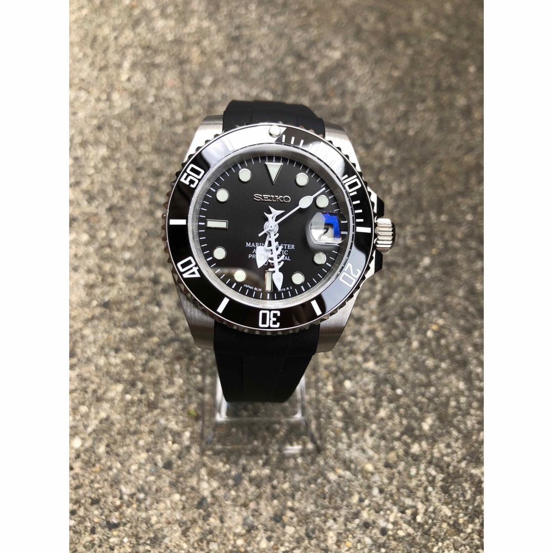 Seiko mod NH35 40ｍｍ 手巻き 自動巻 メンズウォッチ 腕時計