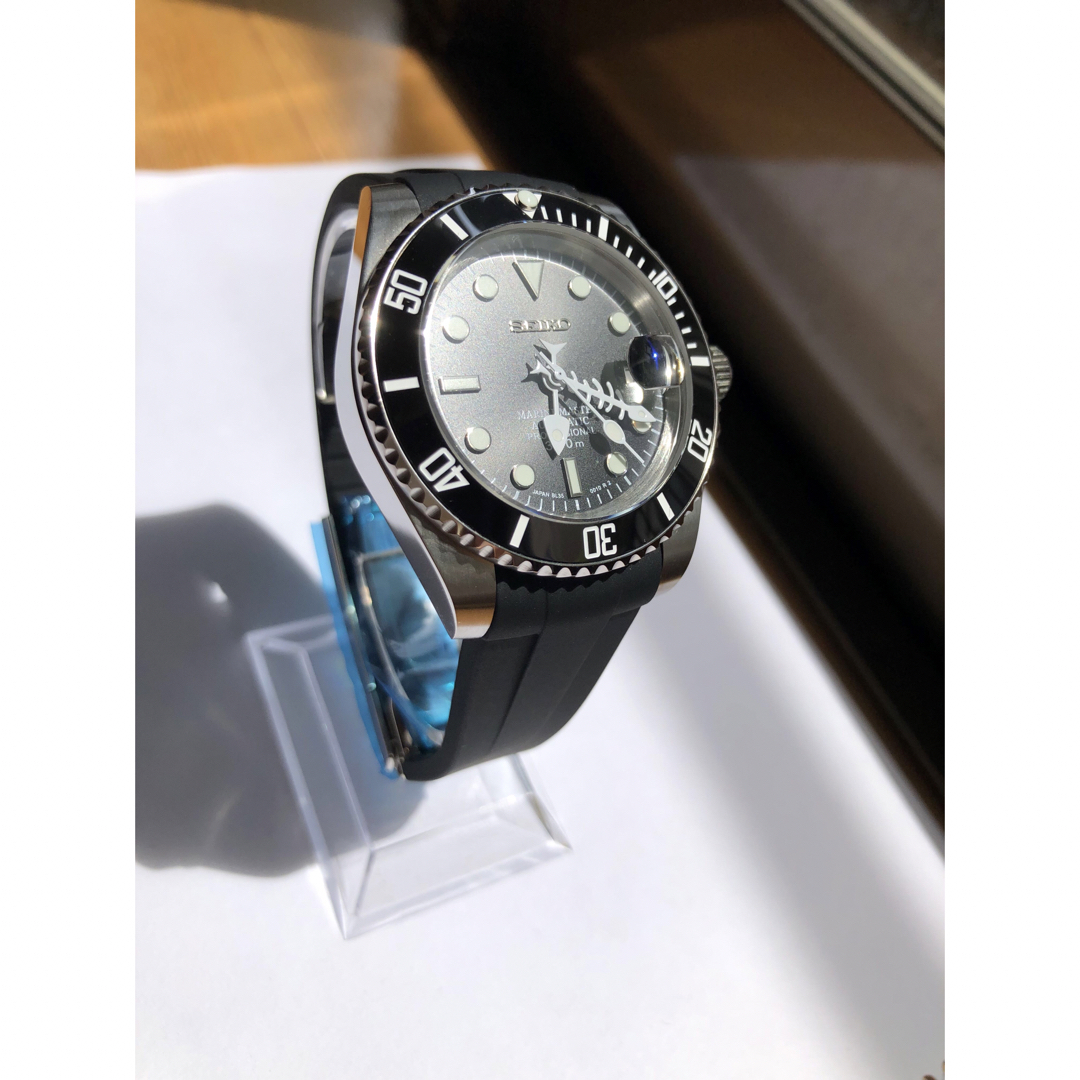 Seiko mod NH35 40ｍｍ 手巻き 自動巻 メンズウォッチ 腕時計