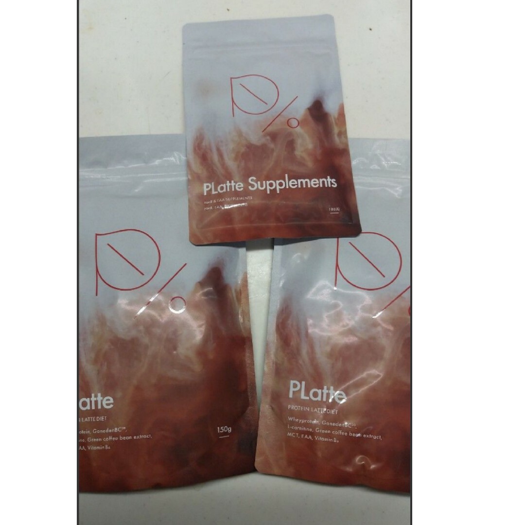 プラッテ PLatte×2袋 & サプリメント×1袋 コスメ/美容のダイエット(ダイエット食品)の商品写真