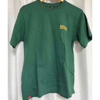 アヴィレックス Tシャツ・カットソー(メンズ)（グリーン・カーキ/緑色 ...