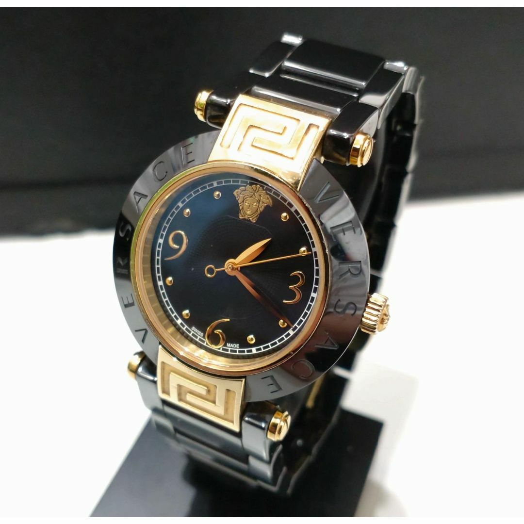 6367 VERSACE レイヴ 92Q 腕時計 ブラックセラミック 正規通販商品