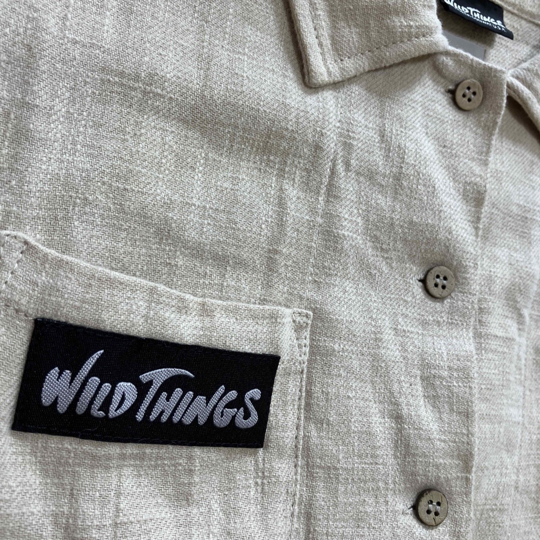 WILDTHINGS \u0026 k3\u0026co.セットアップ　レディース　リネン　ベージュ