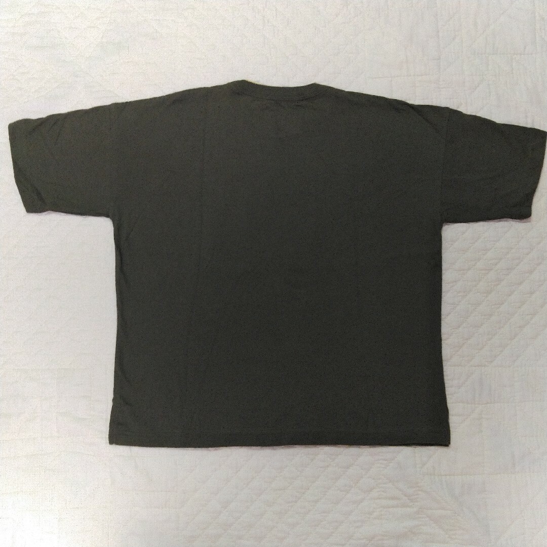 MUJI (無印良品)(ムジルシリョウヒン)の無印良品 オーガニックコットン ワイド Tシャツ ダークグリーン 婦人 M～L レディースのトップス(Tシャツ(半袖/袖なし))の商品写真