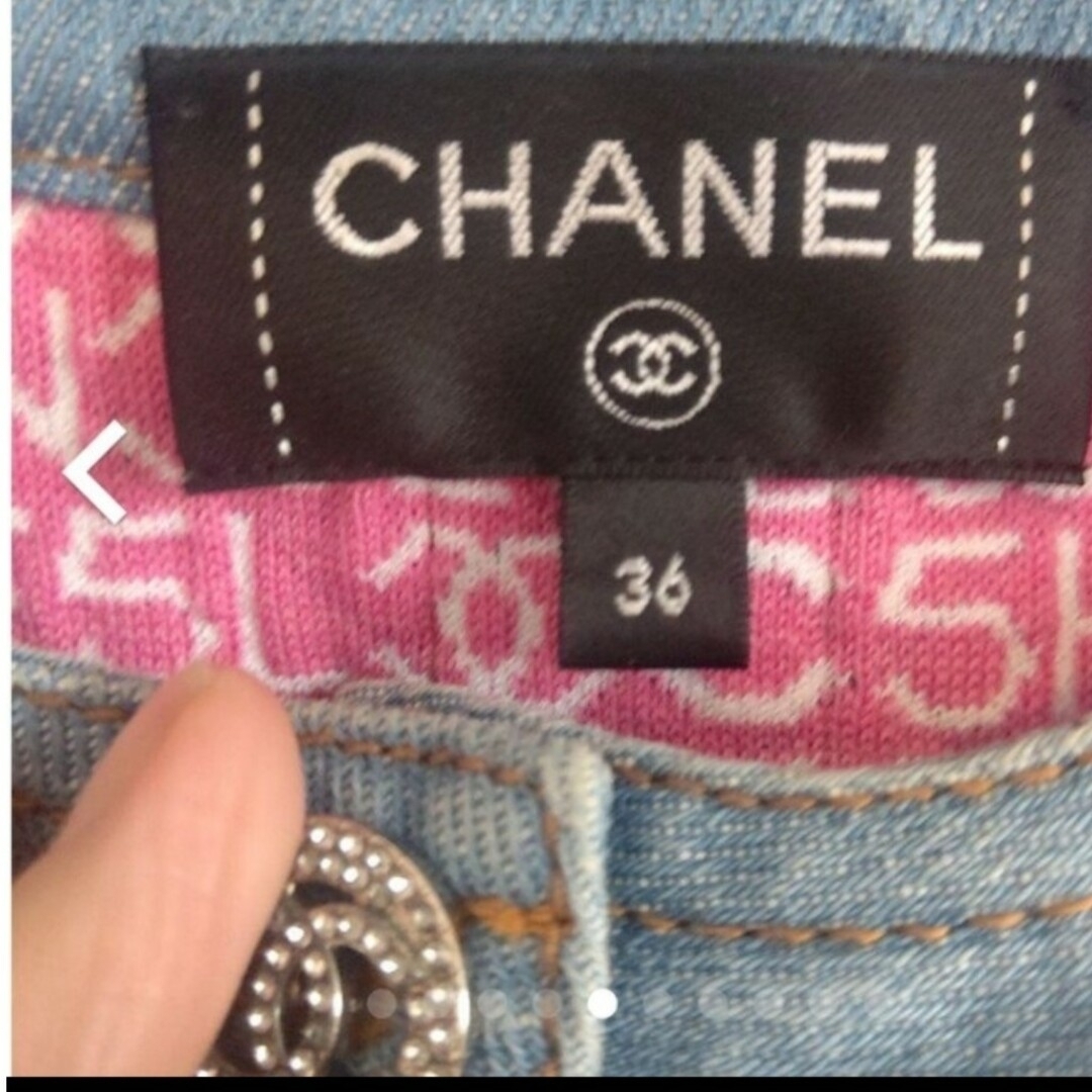 CHANEL(シャネル)のCHANEL🤍門りょう着用🤍デニム風ワンピース🤍 レディースのワンピース(ミニワンピース)の商品写真