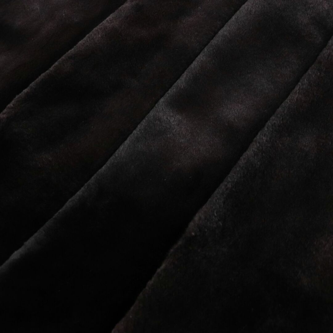 極美品▽SAGA MINK サガシェアードミンク 本毛皮セミロングコート