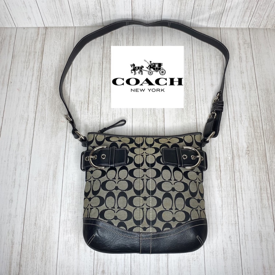 COACH - ぱん様専用 COACH コーチ シグネチャー ショルダーバッグの ...