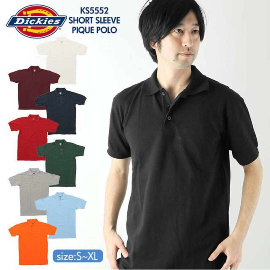 Dickies(ディッキーズ)の【並行輸入】Dickies ディッキーズ KS5552 SHORT SLEEVE PIQUE POLO メンズのトップス(ポロシャツ)の商品写真