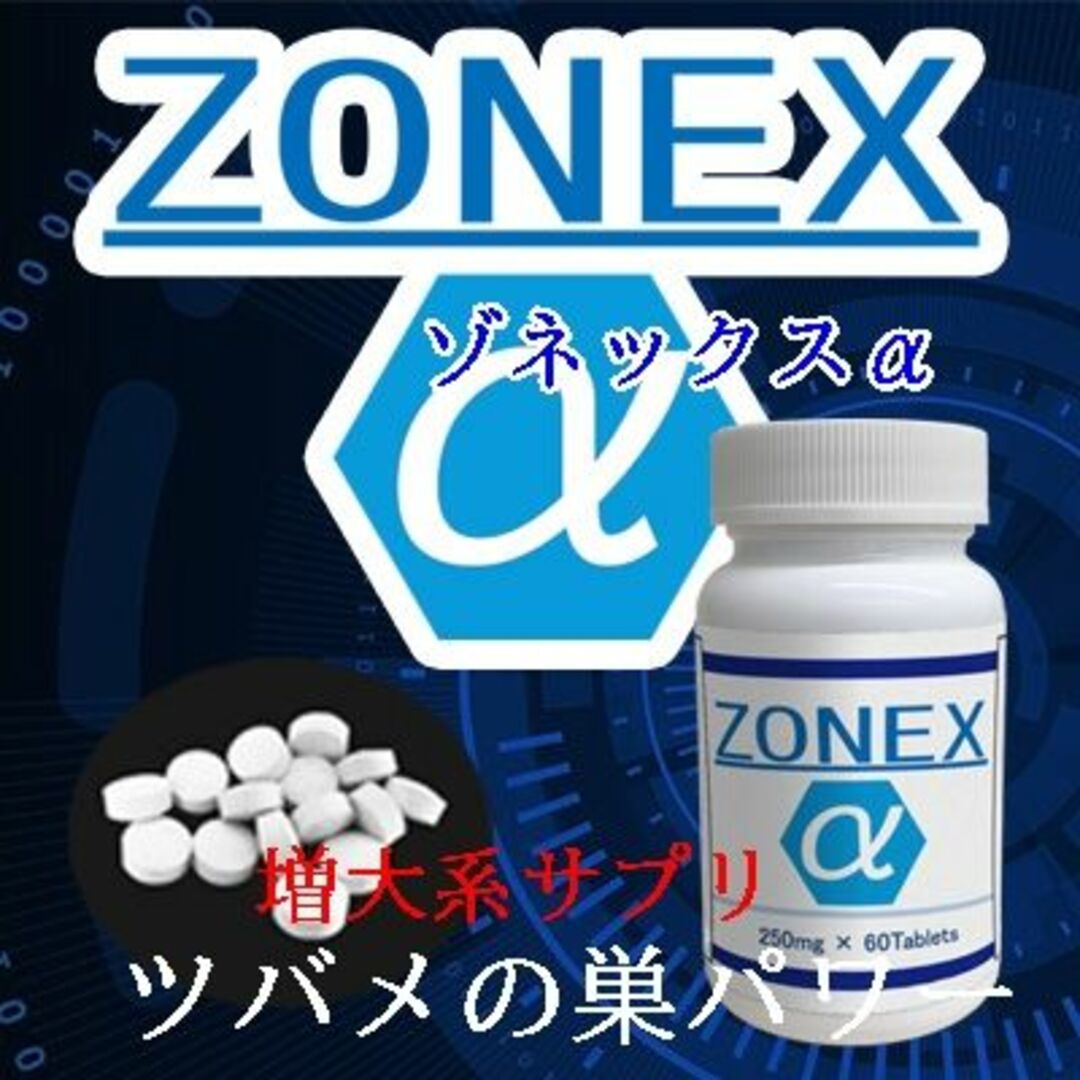 ZONEXα(ゾネックスα)　賞味期限　2024.12～男性用サポートサプリ～