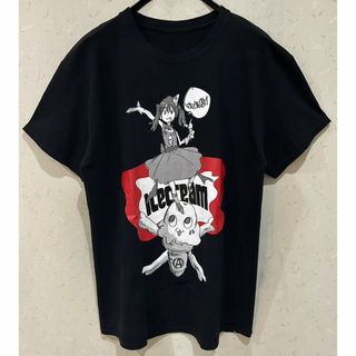 ＊アイスクリーム×jun inagawa アニメ プリント 半袖Tシャツ