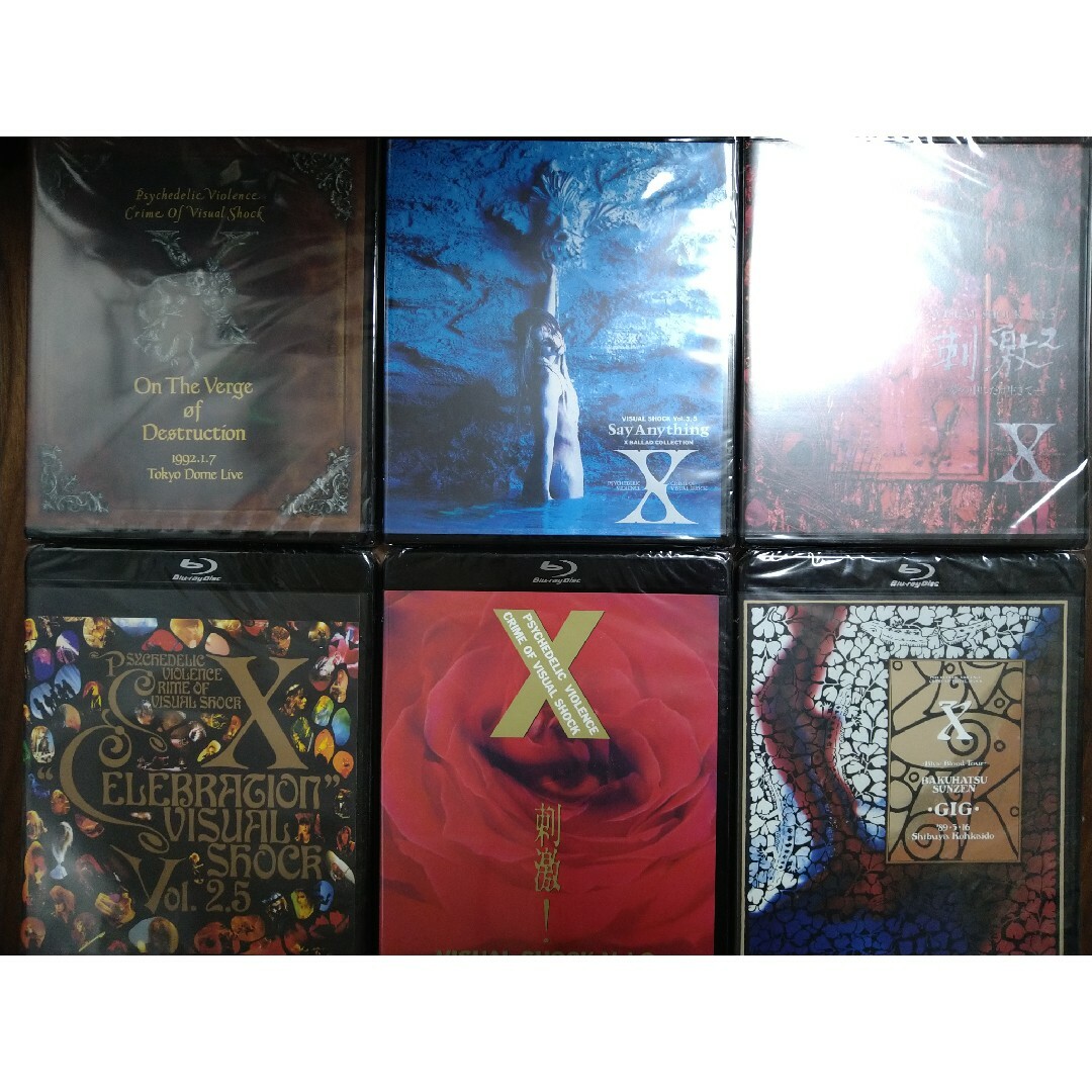 未開封　X　Blu-ray　ライブ映像　6本セット　X JAPAN