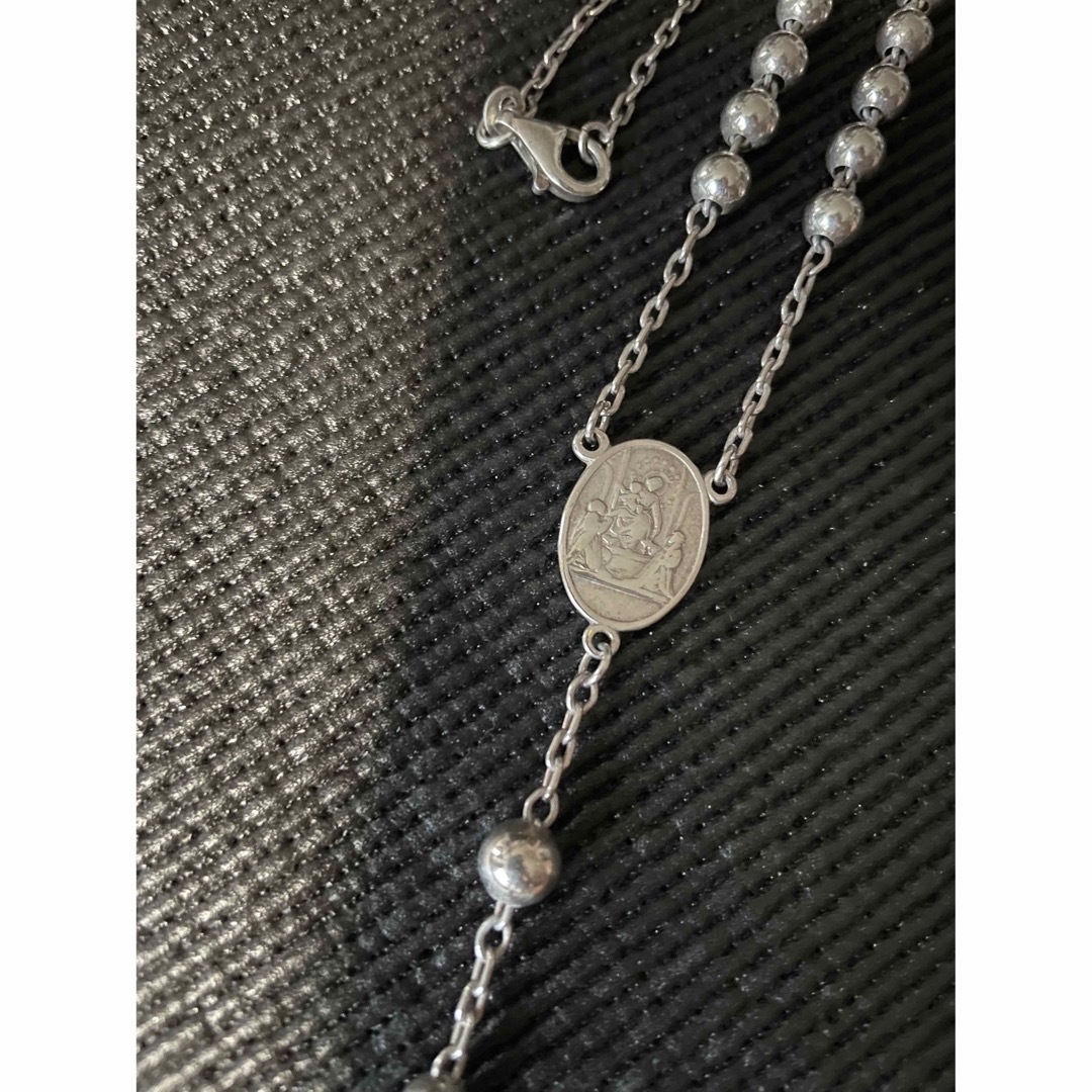 DOLCE&GABBANA ドルチェ&ガッバーナ ロザリオ ネックレス シルバー