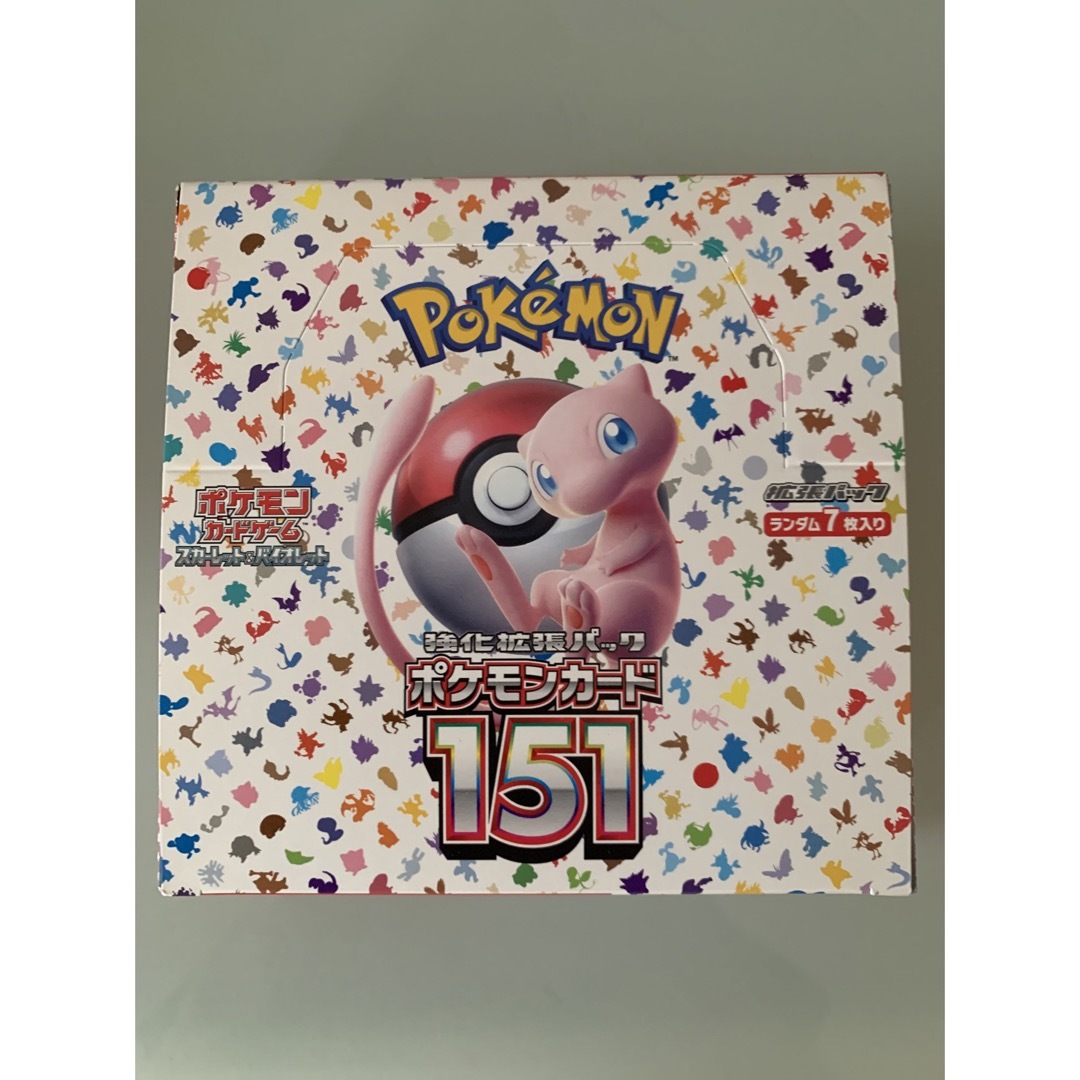 ポケモンカード 151 強化 拡張パック 1BOX 新品 未開封 シュリンク無し