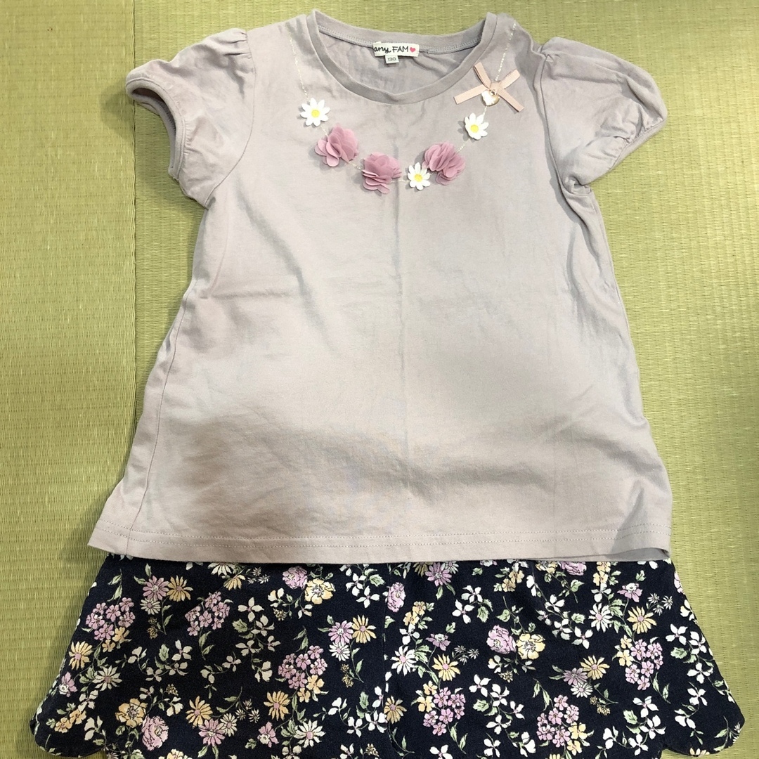 anyFAM(エニィファム)のエニィファム　Tシャツ　130 キッズ/ベビー/マタニティのキッズ服女の子用(90cm~)(Tシャツ/カットソー)の商品写真