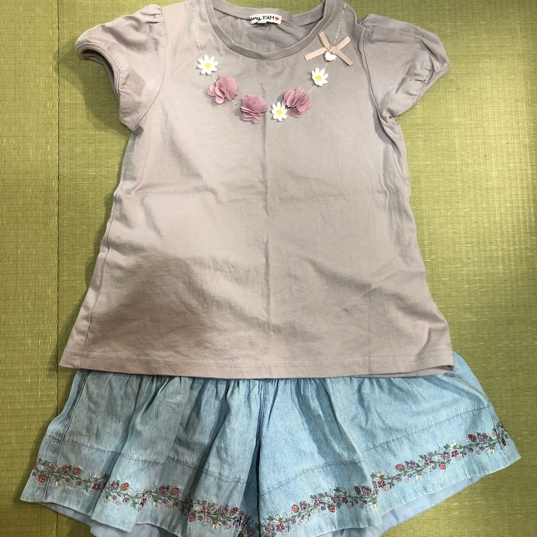 anyFAM(エニィファム)のエニィファム　Tシャツ　130 キッズ/ベビー/マタニティのキッズ服女の子用(90cm~)(Tシャツ/カットソー)の商品写真