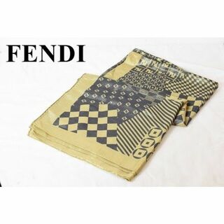 フェンディ(FENDI)のSL AE0056 高級 近年モデル FENDI フェンディ FF ズッカ 総柄(ストール/パシュミナ)
