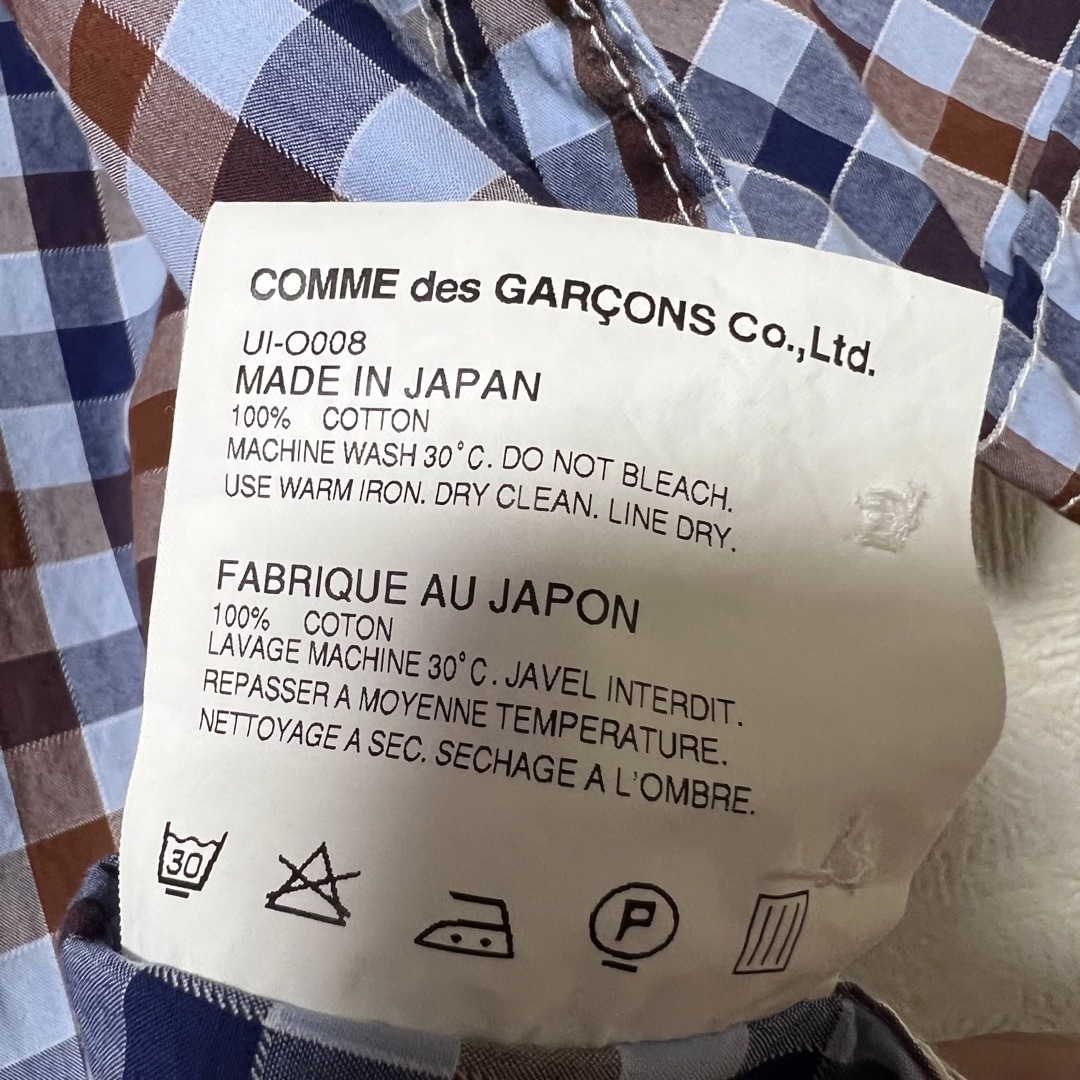 JUNYA WATANABE COMME des GARCONS(ジュンヤワタナベコムデギャルソン)のJUNYA WATANABE コムデギャルソンマン　チェック柄 レディースのトップス(シャツ/ブラウス(半袖/袖なし))の商品写真