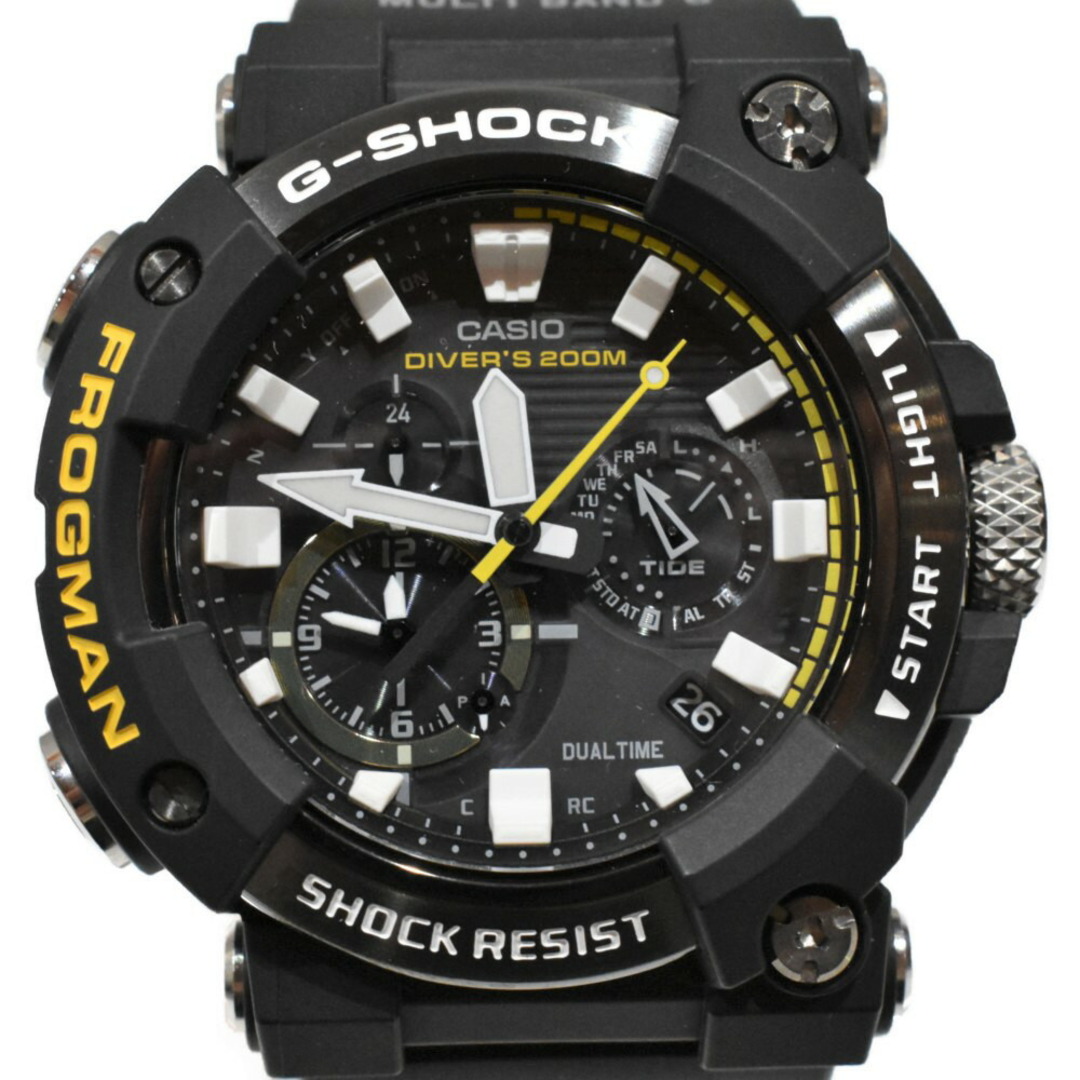 1分最大セット【箱・保証書あり】 CASIO
G-SHOCK 　フロッグマン　 GWF-A1000-1AJF 　 樹脂バンド 　電波ソーラー 　腕時計　2022年購入　タフソーラー　200ｍ防水　メンズ松山久万ノ台店