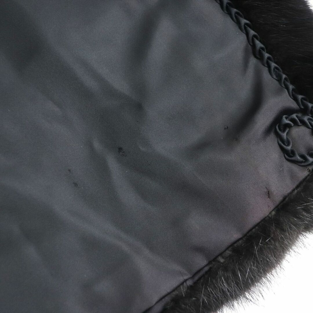 良品●HARAJUKU MOTHER ハラジュクマザー MINK ミンク 本毛皮超ロングコート ダークブラウン 毛質艶やか・柔らか◎