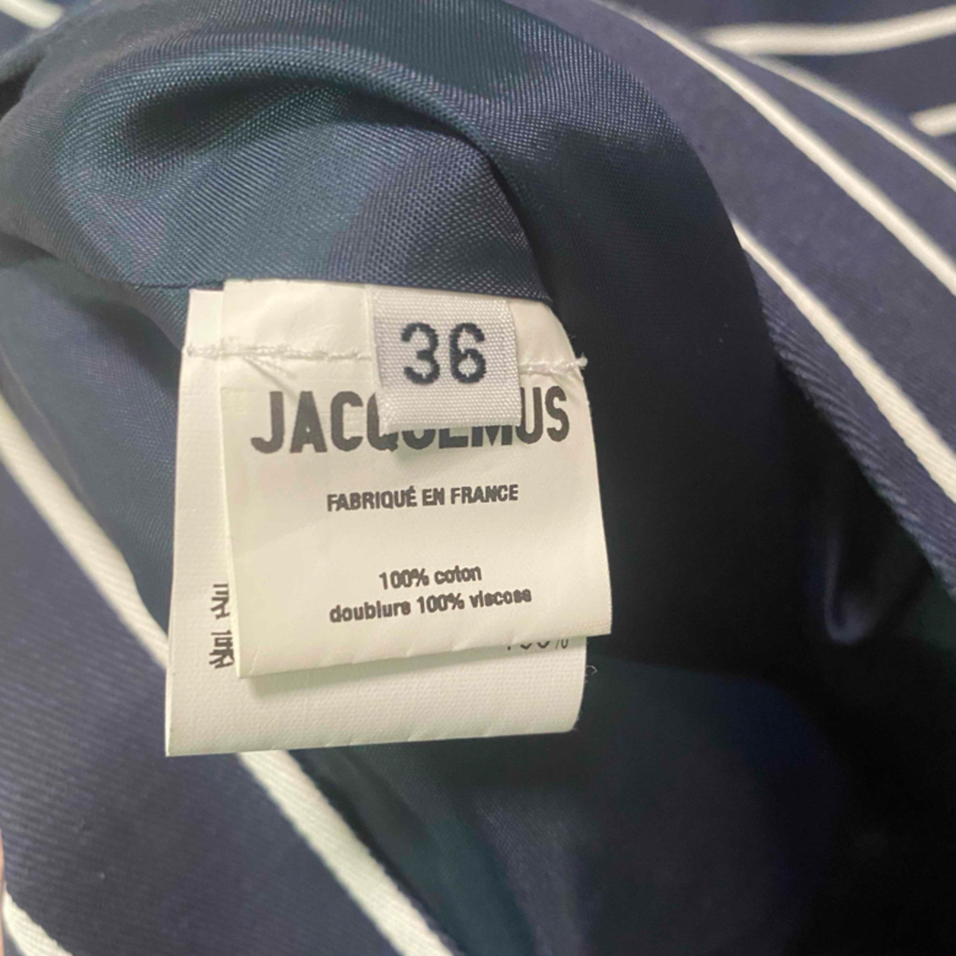 Isabel Marant(イザベルマラン)のjacquemus ジャックムス　ボーダートップス　マリンプリント半袖Tシャツ  レディースのトップス(Tシャツ(半袖/袖なし))の商品写真