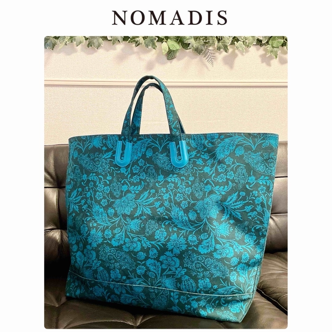 NOMADIS - 【美品】NOMADIS ノマディス トートバッグ XL Arles PRINTの