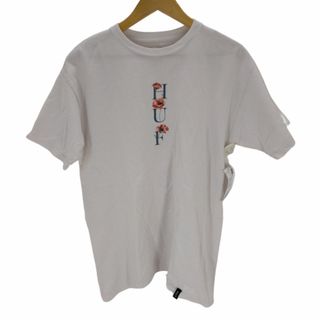 HUF ハフ 長袖 Tシャツ  花柄 トライアングル Ｌ ブラック