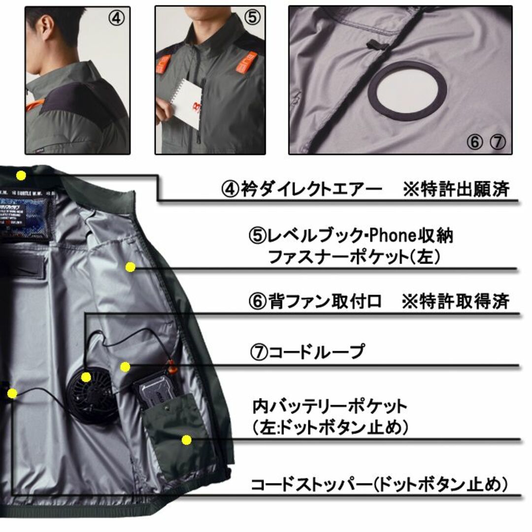 B品セール ベストフルセット 色14 空調服 バートル【AC360 黒 371 1154