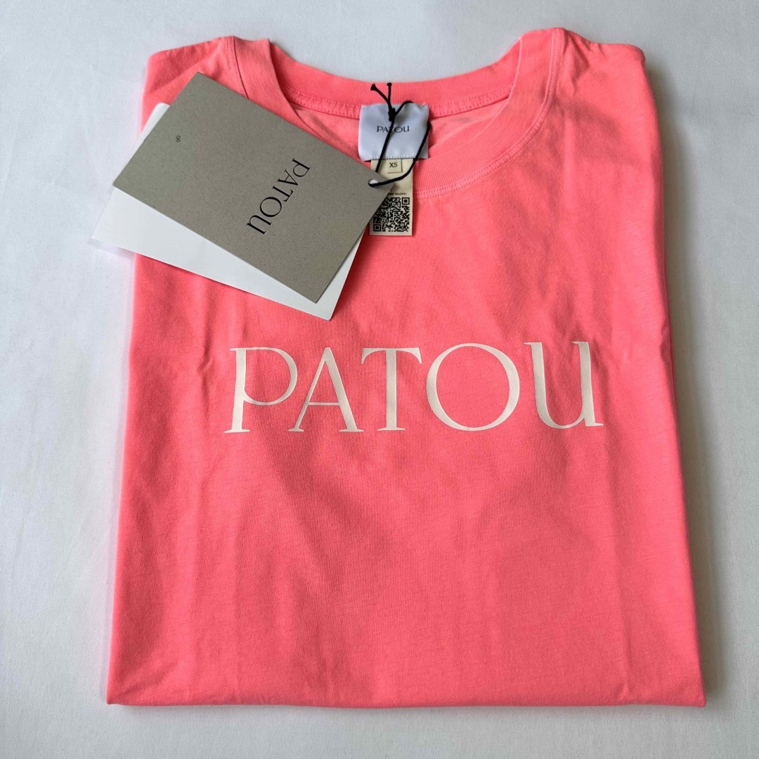 PATOU   新品未着用 ピンクXS PATOU オーガニックコットン パトゥロゴT