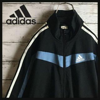 アディダス(adidas)の【人気定番】アディダス☆裏表刺繍ロゴ入りジップジャージ　1071(ジャージ)