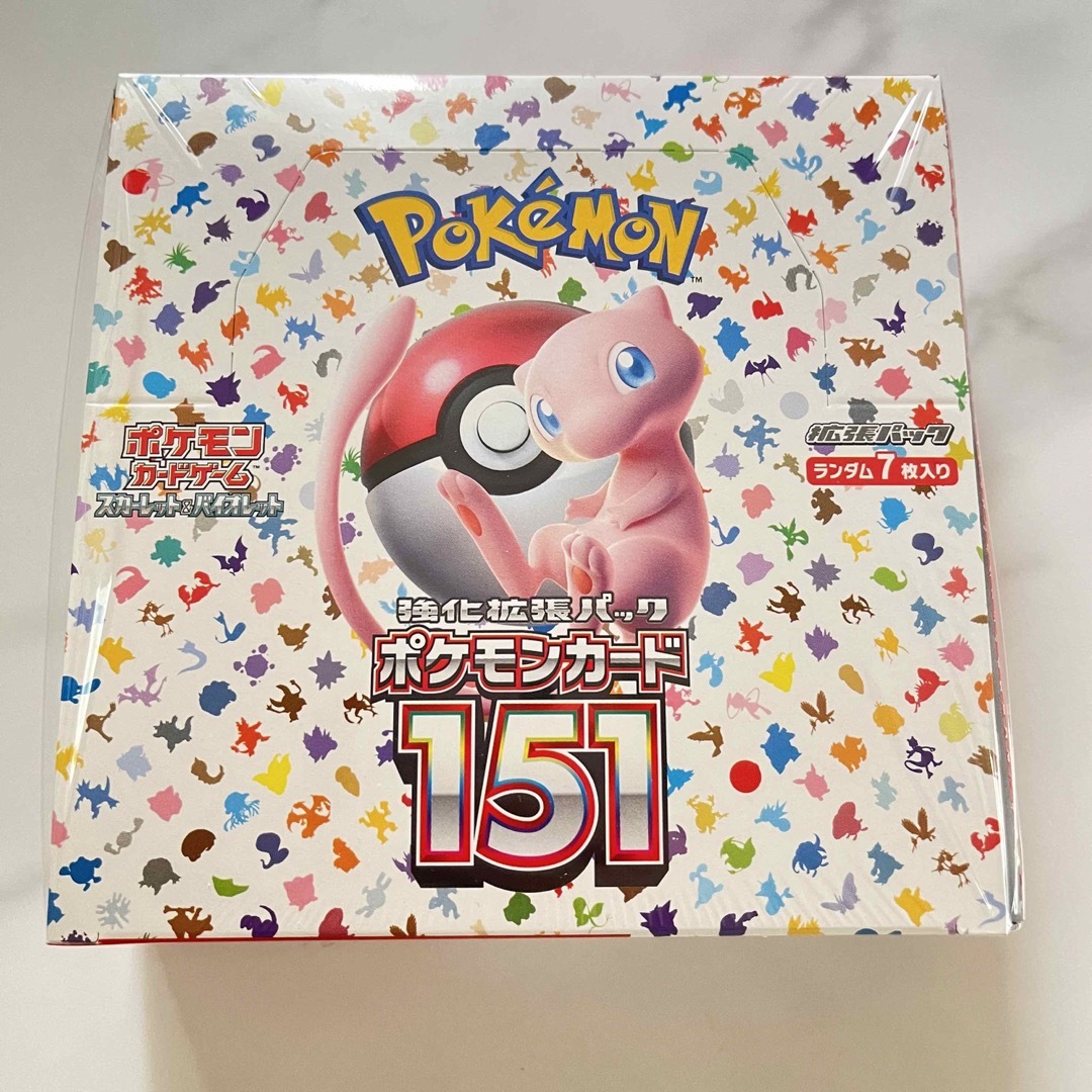 ポケモンカード 151 1box シュリンク付き(未開封) 送料無料数量限定