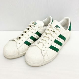 アディダス(adidas)の★ アディダス  ホワイト×グリーン size25.5cm(スニーカー)