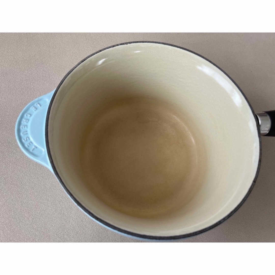 LE CREUSET - ル・クルーゼ 片手鍋 ソースパン 18cm 水色の通販 by
