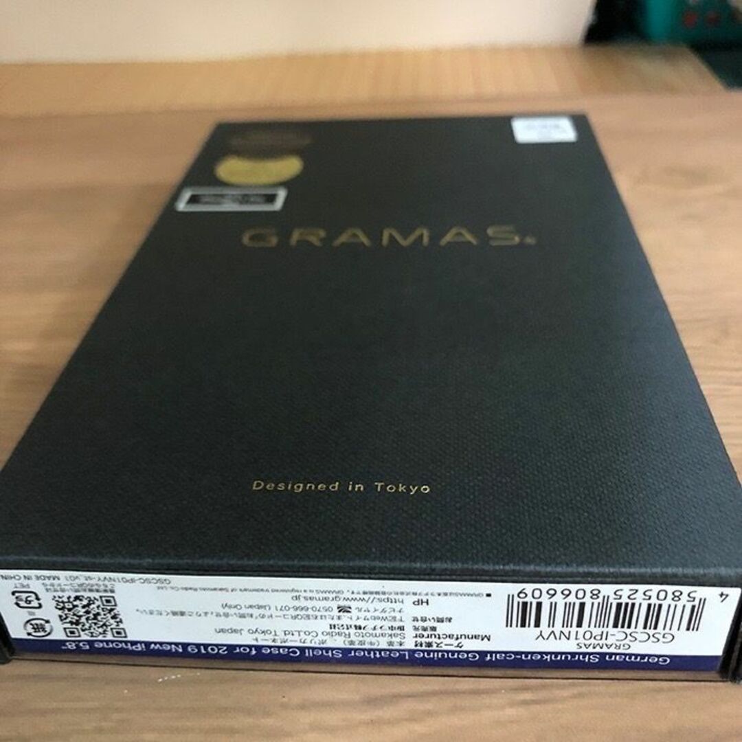 GRAMAS(グラマス)の本革 GRAMAS iPhone11Pro ドイツ ダークネイビー スマホ/家電/カメラのスマホアクセサリー(iPhoneケース)の商品写真