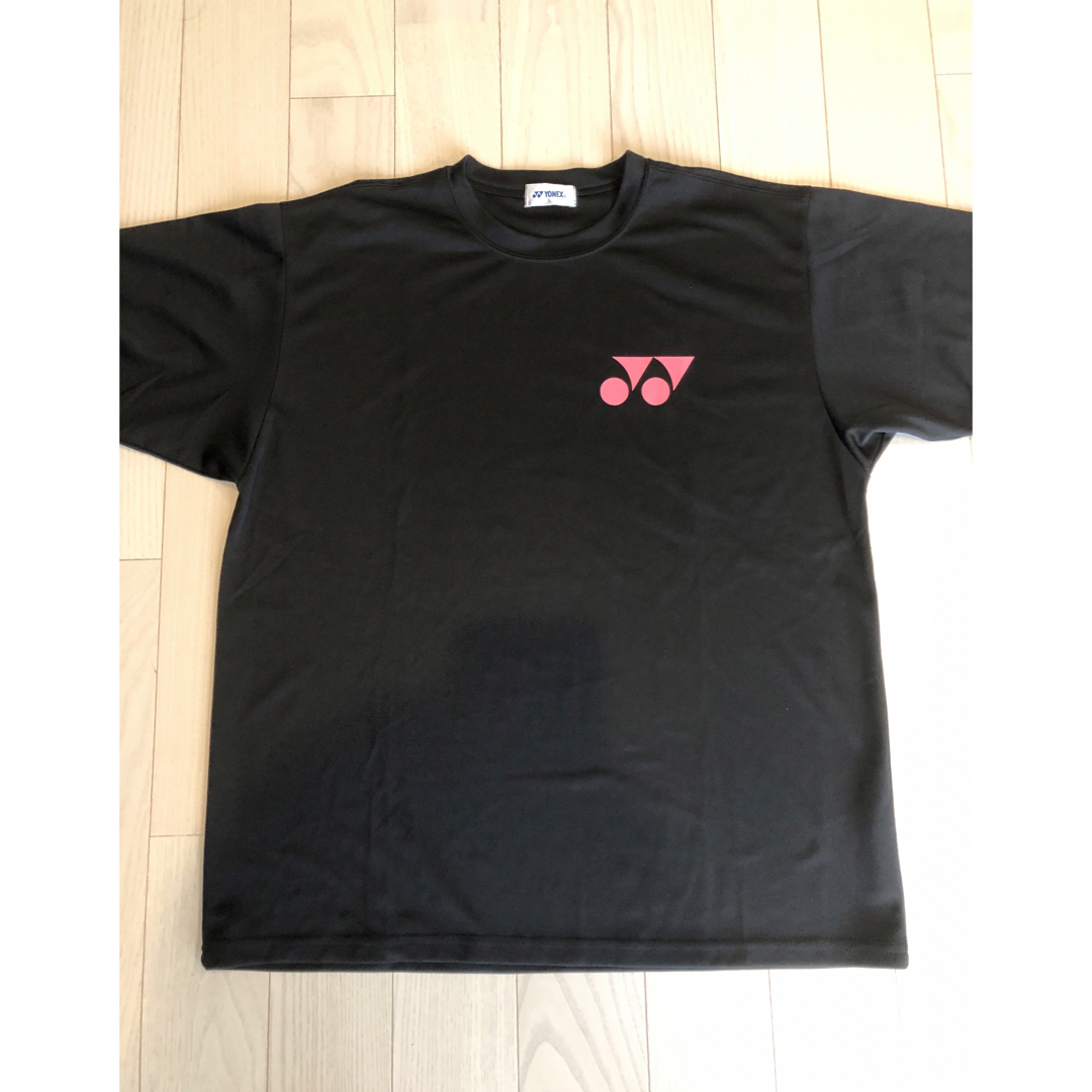 YONEX(ヨネックス)のヨネックス　YONEX メンズ　Tシャツ　Lサイズ　ブラック スポーツ/アウトドアのスポーツ/アウトドア その他(バドミントン)の商品写真