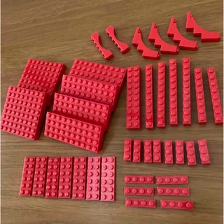 レゴ(Lego)のLEGO　セット③　赤　ブロック　各種　40個(積み木/ブロック)